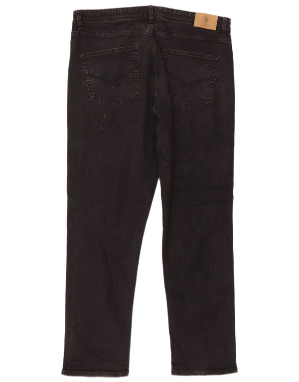 U.S. Polo Assn. Jean droit coupe classique homme W36 L31 gris coton