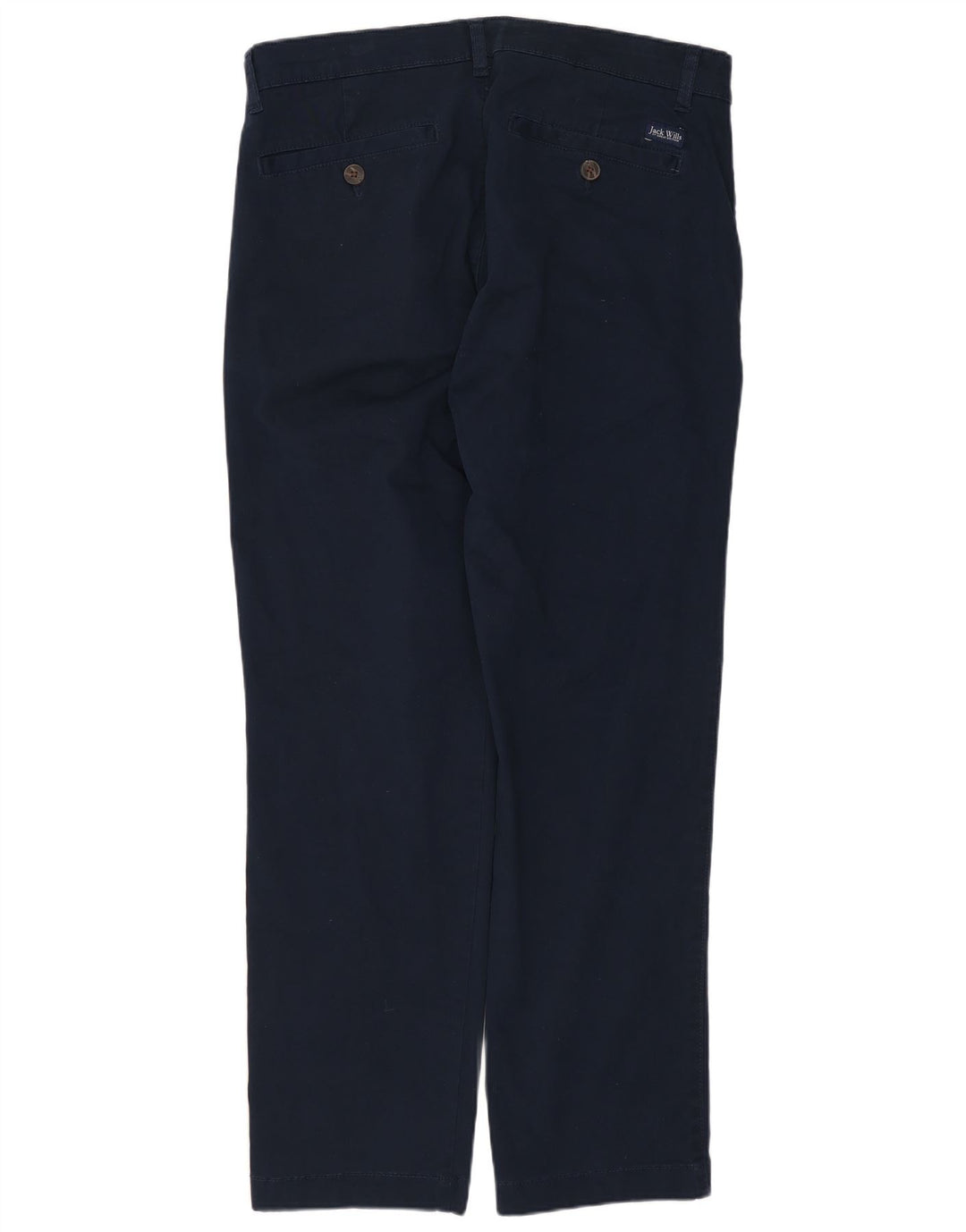 JACK WILLS Pantalon Chino Pegged Homme W32 L29 Bleu Marine Coton