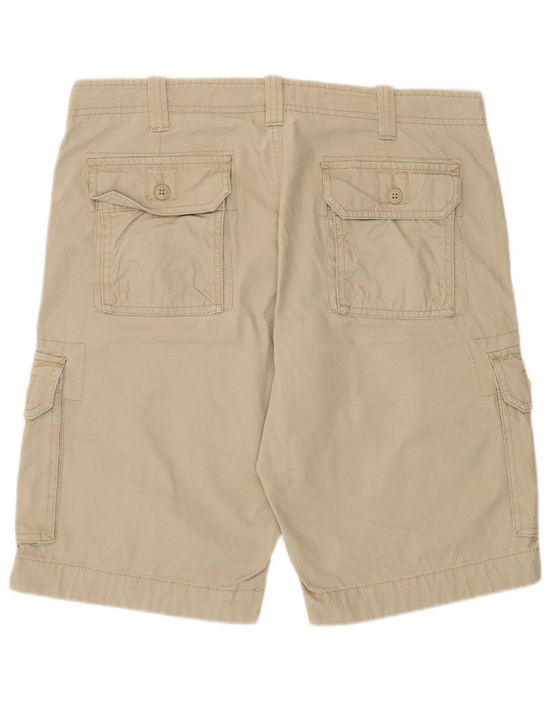 Benetton Short Cargo Homme IT 48 Medium W32 Beige Coton