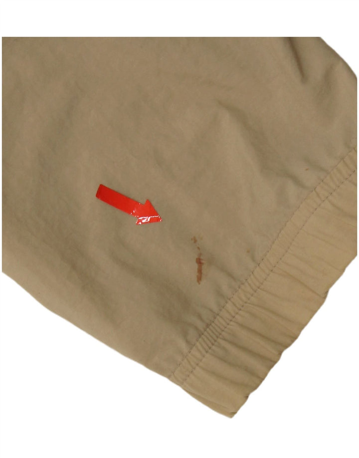 Asics Veste de survêtement pour homme Large Beige Colourblock Polyester