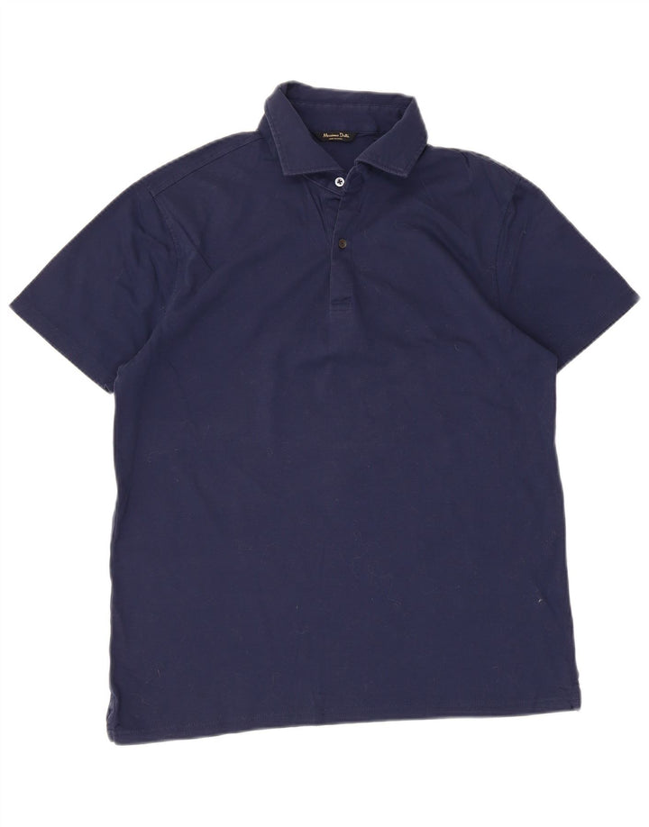Massimo Dutti Polo Homme Grand Bleu Marine