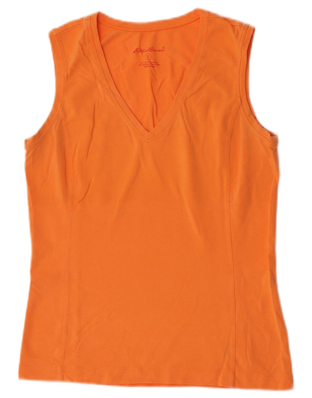 Eddie Bauer Débardeur pour femme UK 10 Petit coton orange