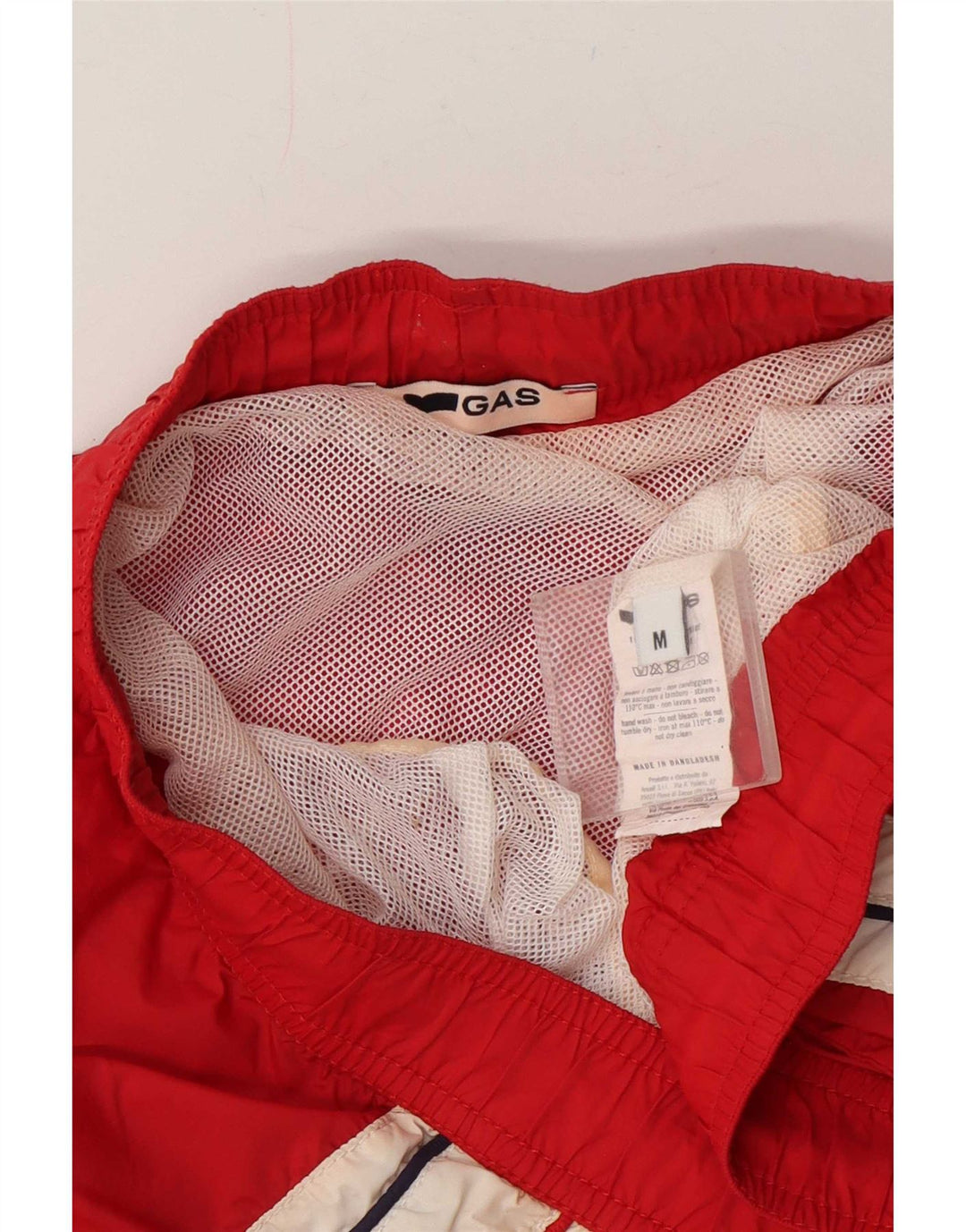 Gas Short de Bain Homme Rouge Moyen Colourblock Polyamide