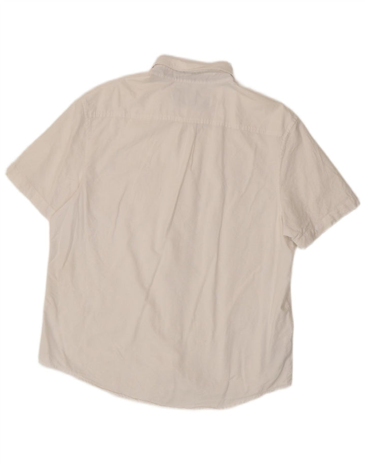 Penguin Chemise à Manches Courtes Homme XL Blanc Coton