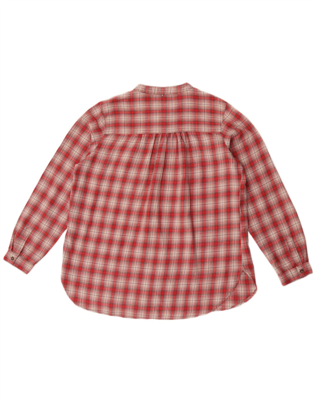 Camel Active Chemise en flanelle pour femme UK 14 Coton à carreaux rouge moyen