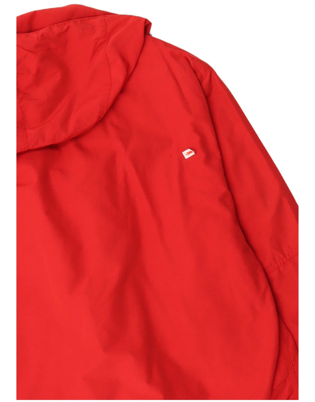 JET SET Veste coupe-vent à capuche pour homme UK 42 XL Rouge Colourblock