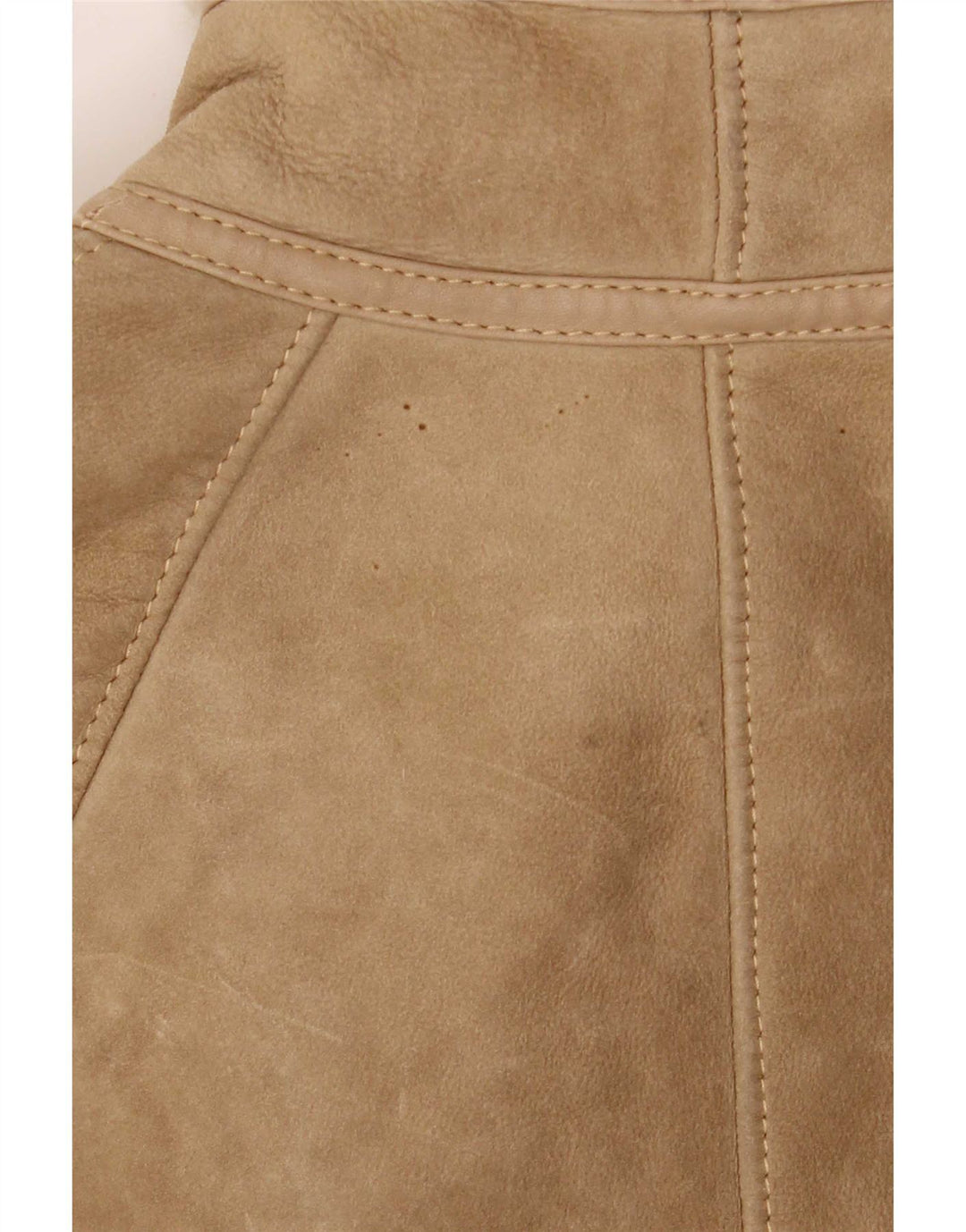 Cristiano Di Thiene Manteau en peau de mouton pour femme IT 44 Beige moyen