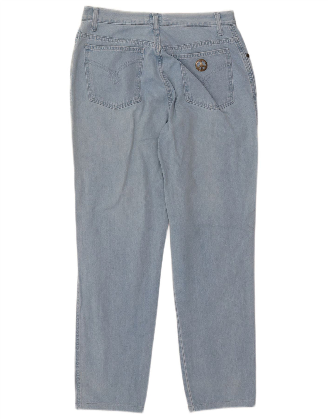 MOSCHINO Jean Fuselé Taille Haute Femme W33 L27 Bleu Coton