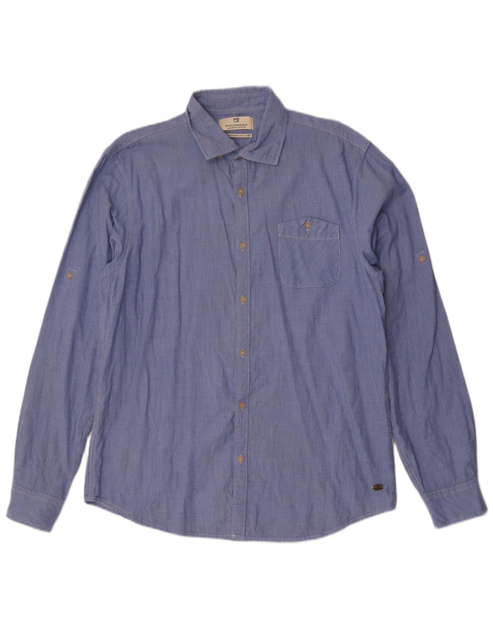 Scotch & Soda Chemise Homme XL Bleu Coton