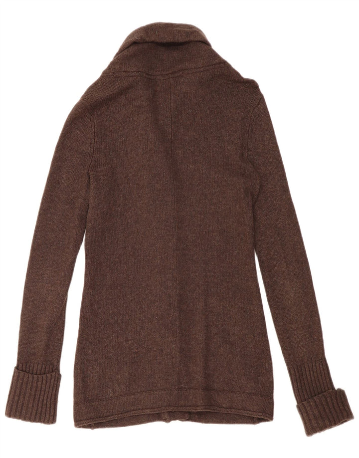 Eddie Bauer Cardigan pour femme UK 12 Angora marron moyen