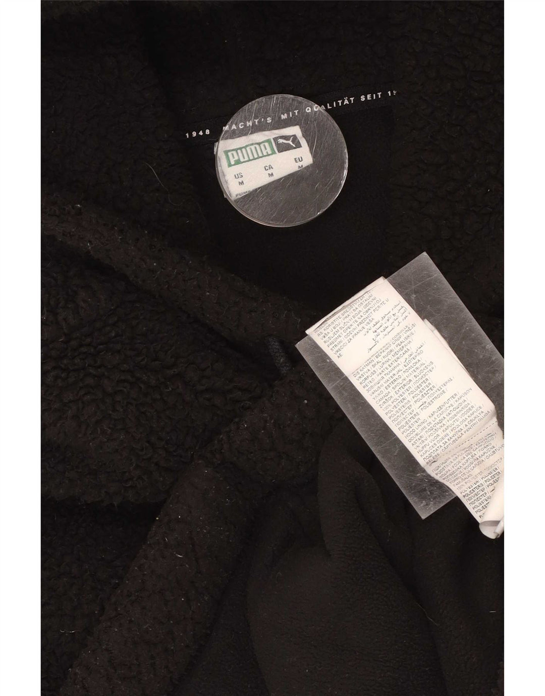 Puma Pull polaire à capuche homme noir moyen polyester