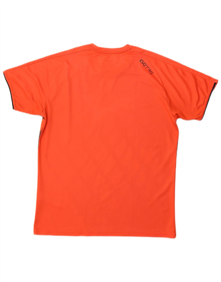 Puma T-Shirt Graphique Homme Orange Moyen à Carreaux