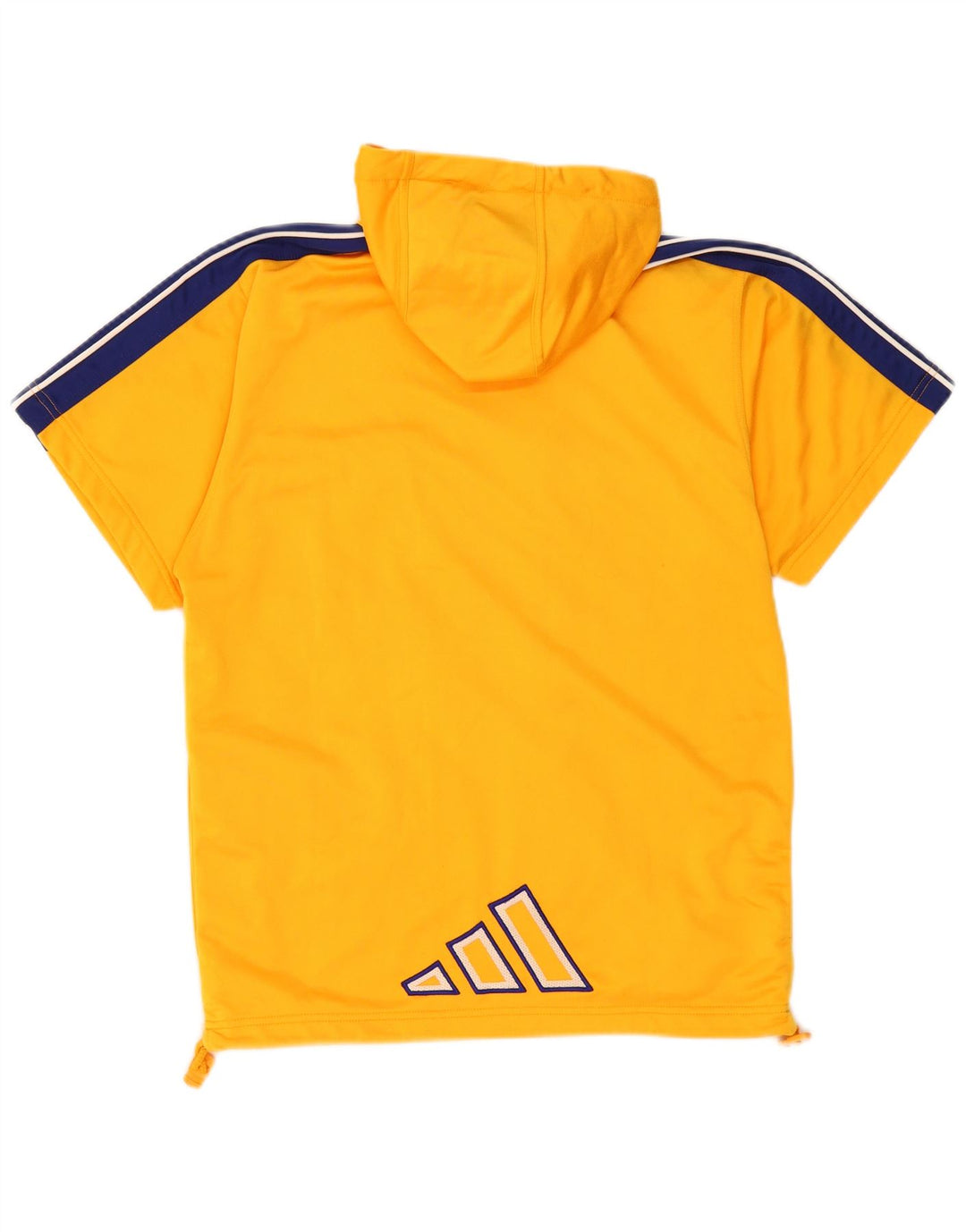 Adidas Veste de survêtement à capuche pour homme Small Orange Colourblock