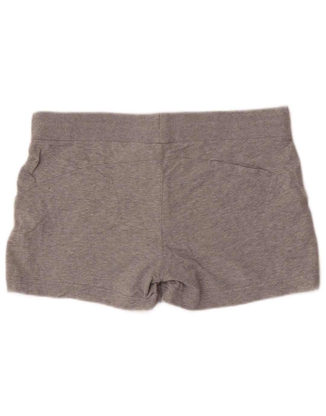 Nike Short de sport pour femme UK 12/14 Gris moyen en coton