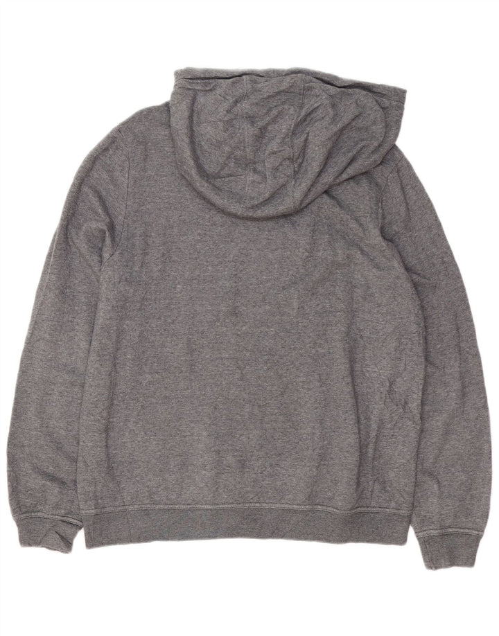 NIKE Pull à capuche pour homme en coton gris Large