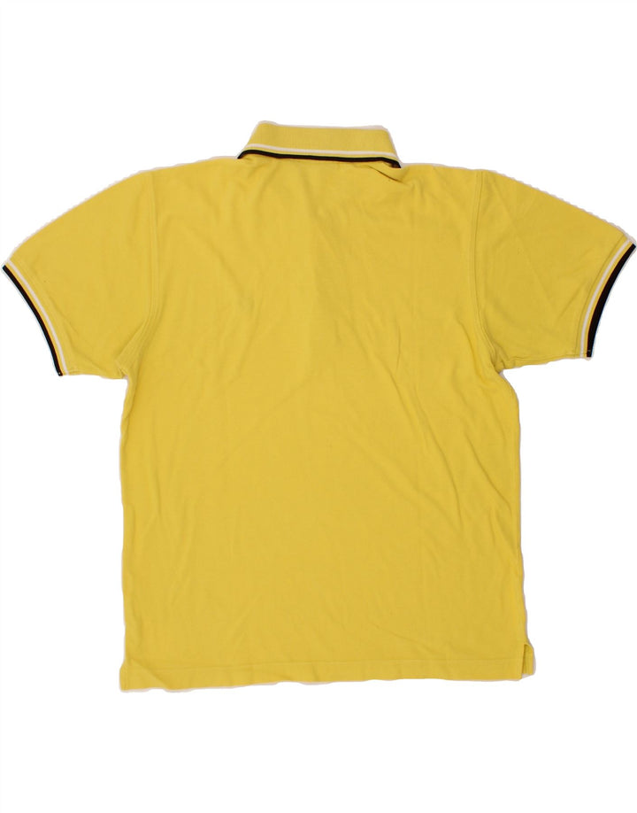LOTTO Mens Polo Shirt Large Yellow Vintage Lotto and Second-Hand Lotto from Messina Hembry 