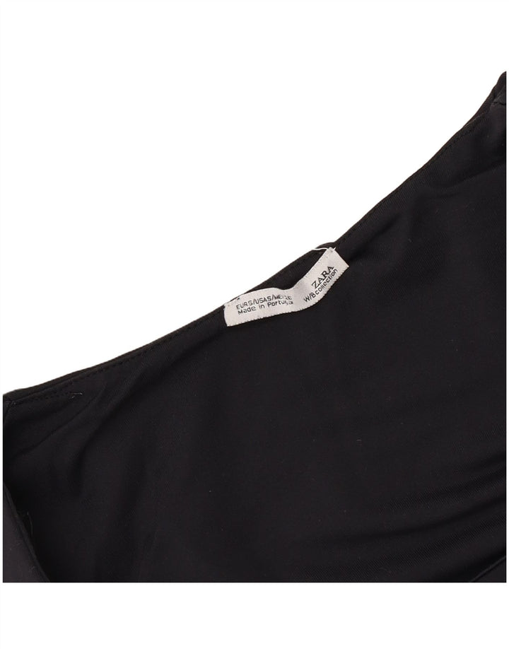 Zara Femme Débardeur UK 8 Petit Noir