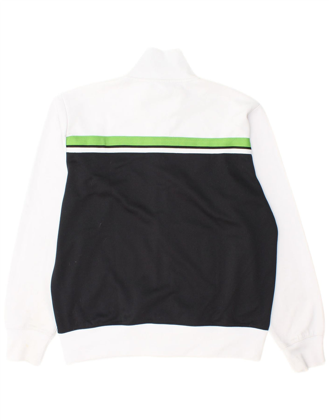 Asics Veste de survêtement pour homme XL Noir Colorblock Polyester