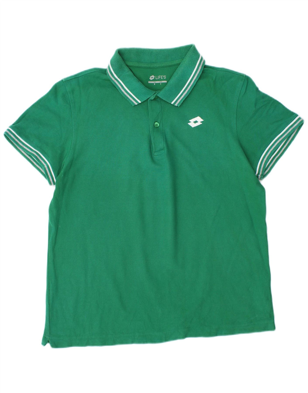 LOTTO Polo Homme Petit Vert Coton