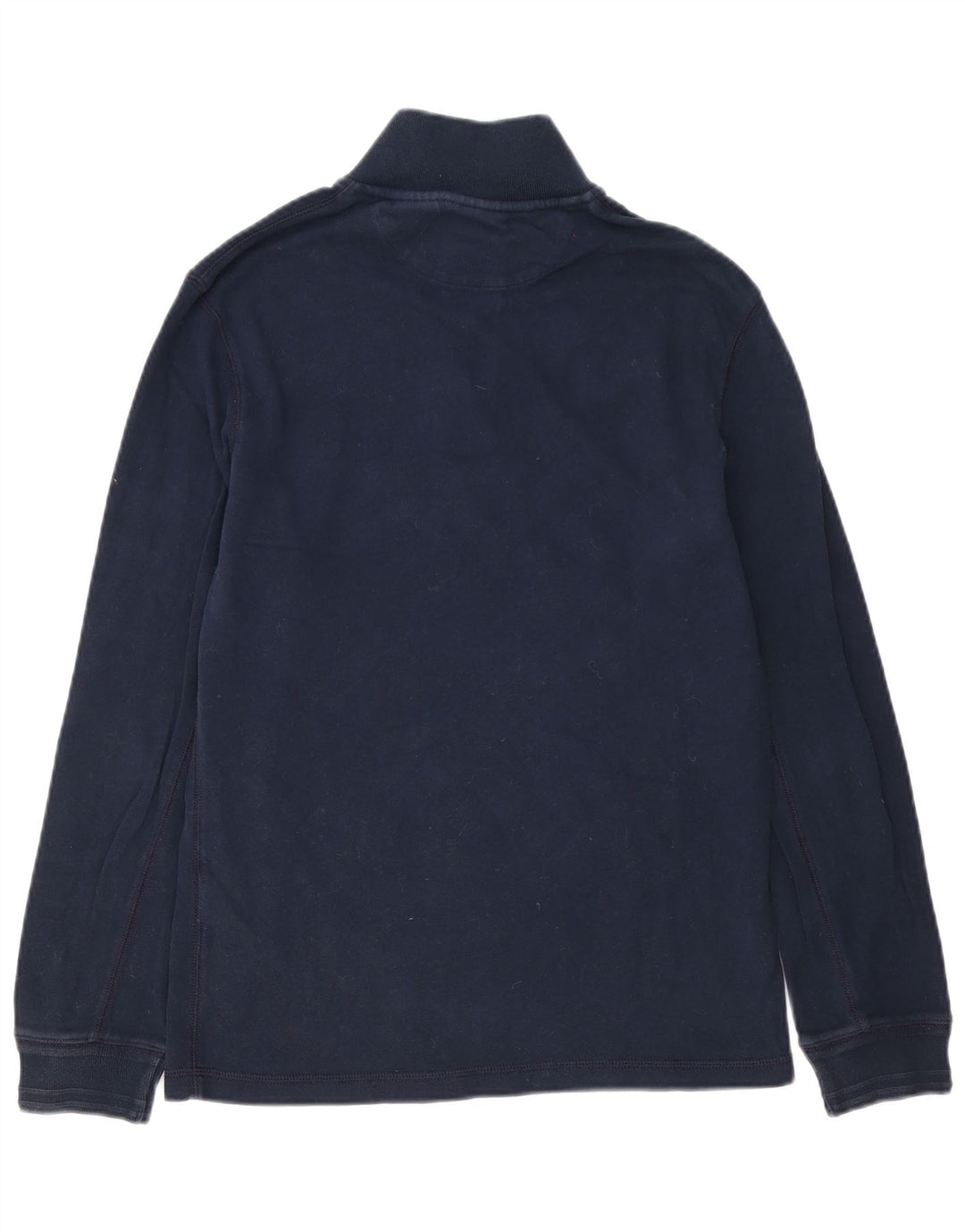 Timberland Sweat-shirt à col zippé pour homme Petit coton bleu marine