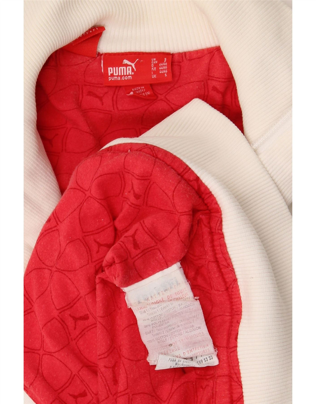 Puma Veste de survêtement pour homme Petit Blanc Coton