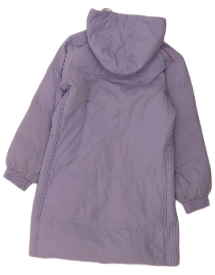 Champion Manteau rembourré à capuche pour fille 9-10 ans Violet moyen Polyester