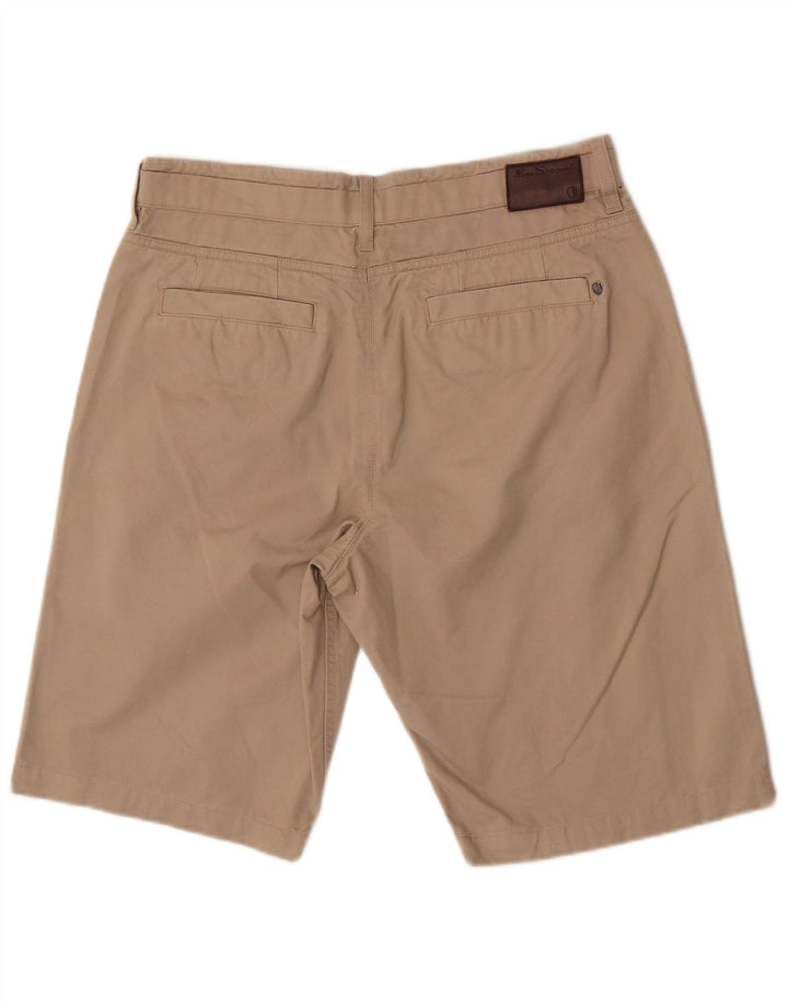 Ben Sherman Short Chino Homme W32 Coton Beige Moyen