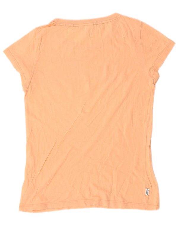 Franklin Marshall T-shirt graphique pour femme UK 10 Small Beige
