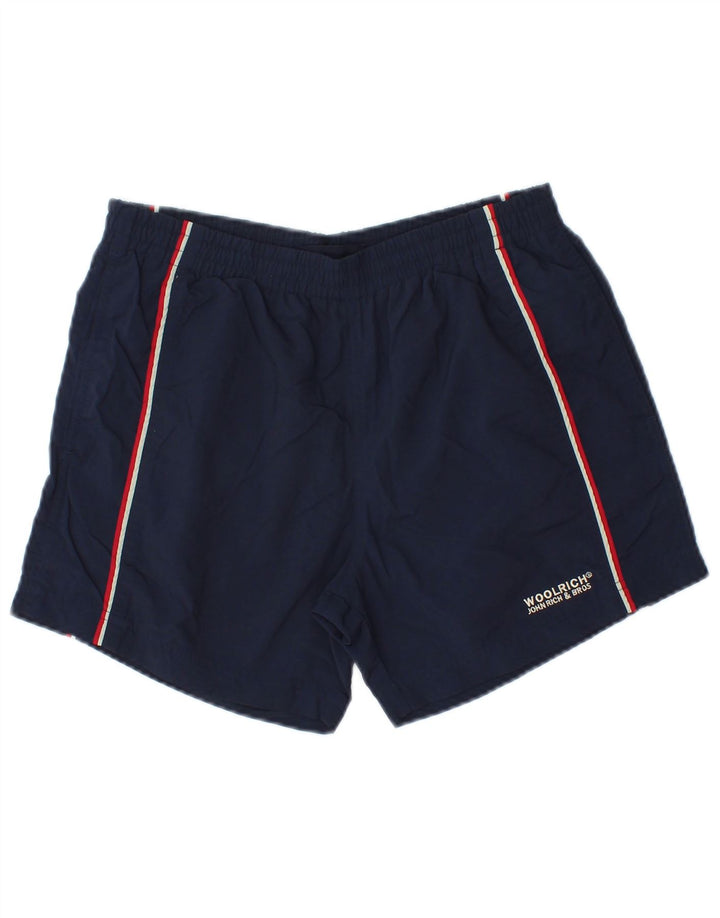 Woolrich Short de Bain Garçon 11-12 Ans Nylon Bleu Marine