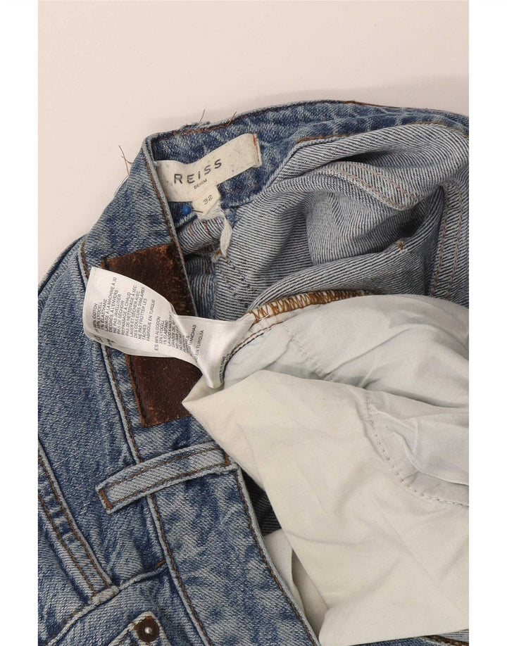 Reiss Jean slim vieilli W32 L30 pour homme en coton bleu