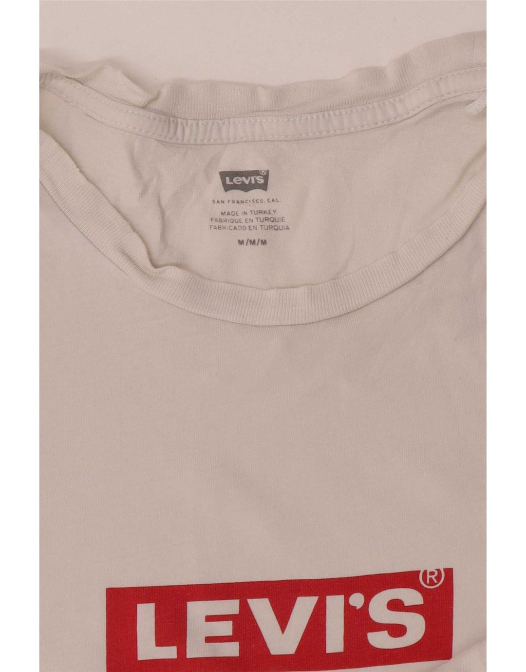 Levi's Tee-Shirt Graphique Homme Blanc Moyen