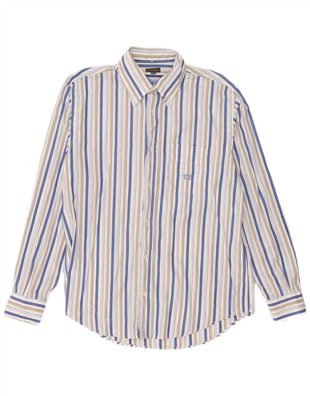 Henry Cottons Chemise Homme Taille 40 Moyen Coton Rayé Multicolore