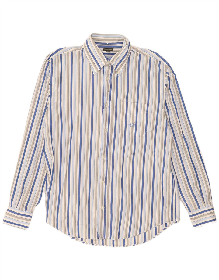 Henry Cottons Chemise Homme Taille 40 Moyen Coton Rayé Multicolore