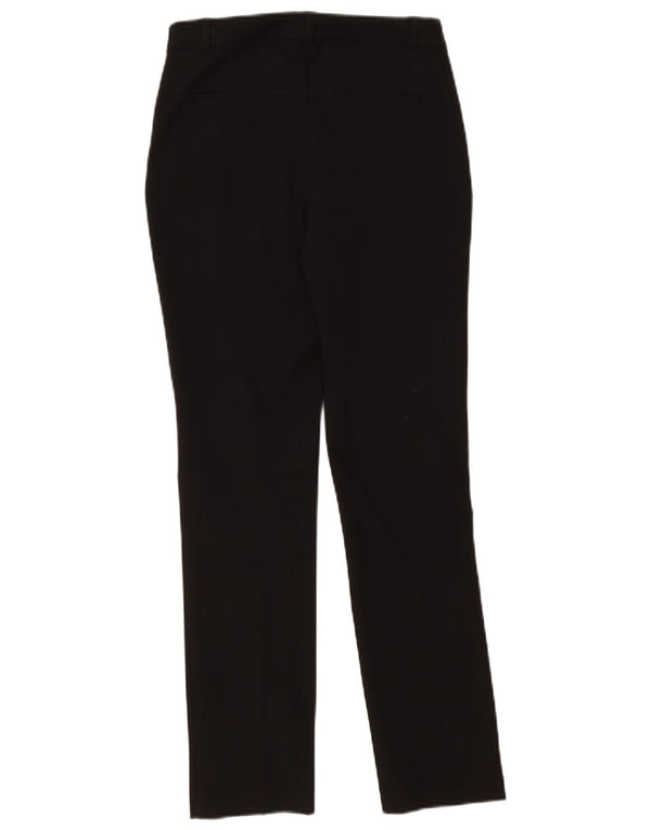 Reiss Pantalon Chino Coupe Slim Femme UK 4 XS W26 L29 Noir Polyester