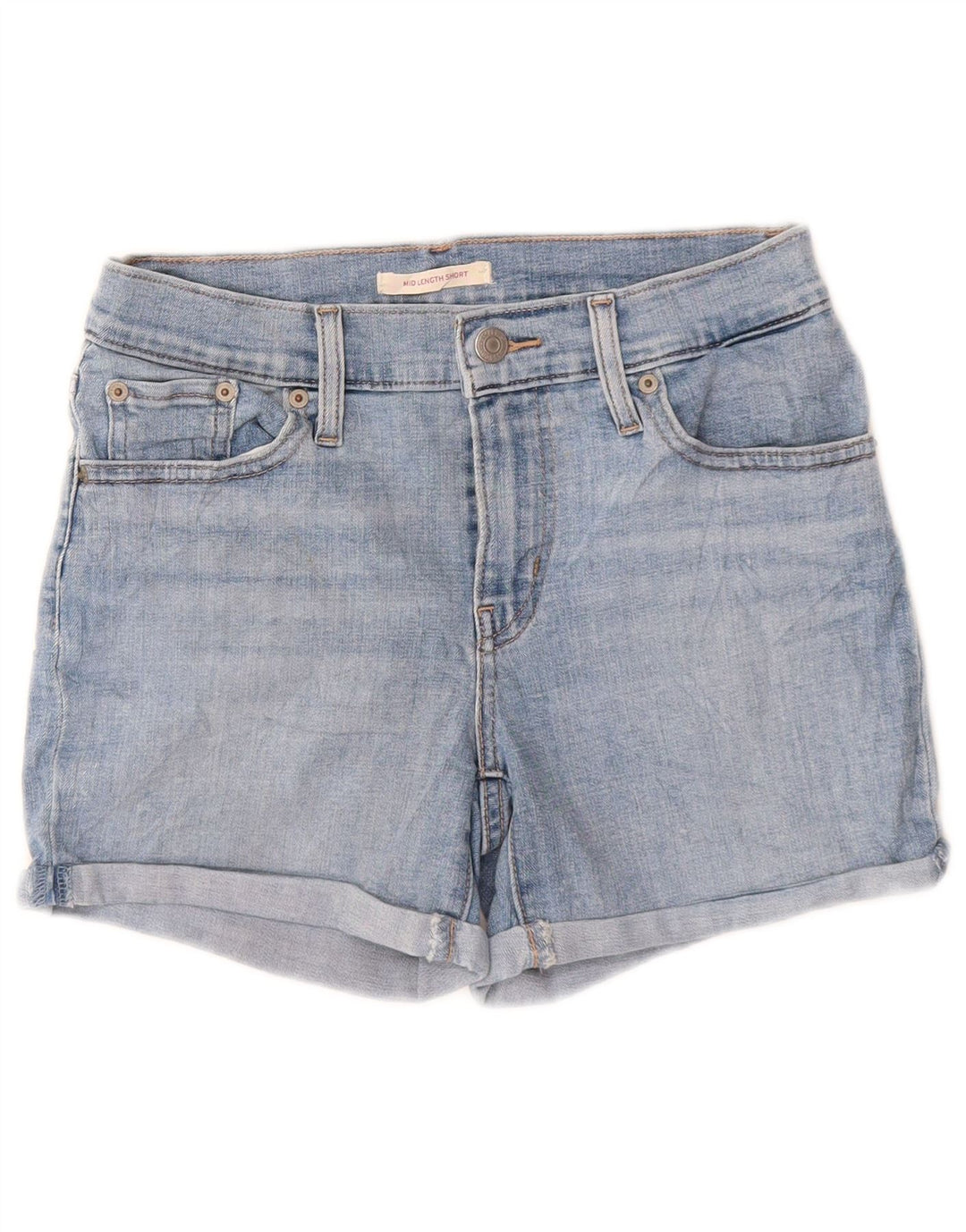 LEVI'S Short en jean taille mi-haute W26 pour femme, petit bleu