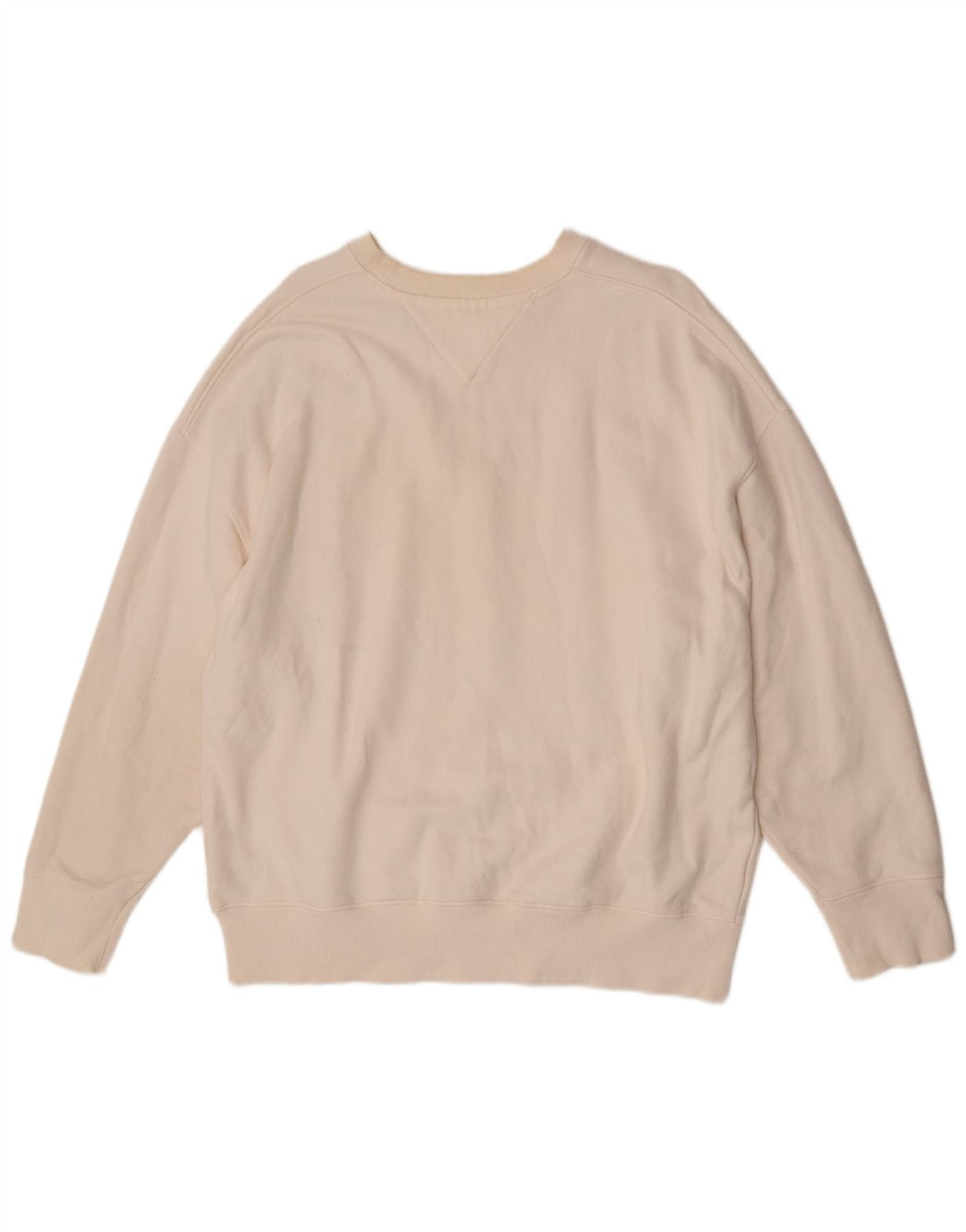 Tommy Hilfiger Sweat-shirt pour homme en coton blanc Large