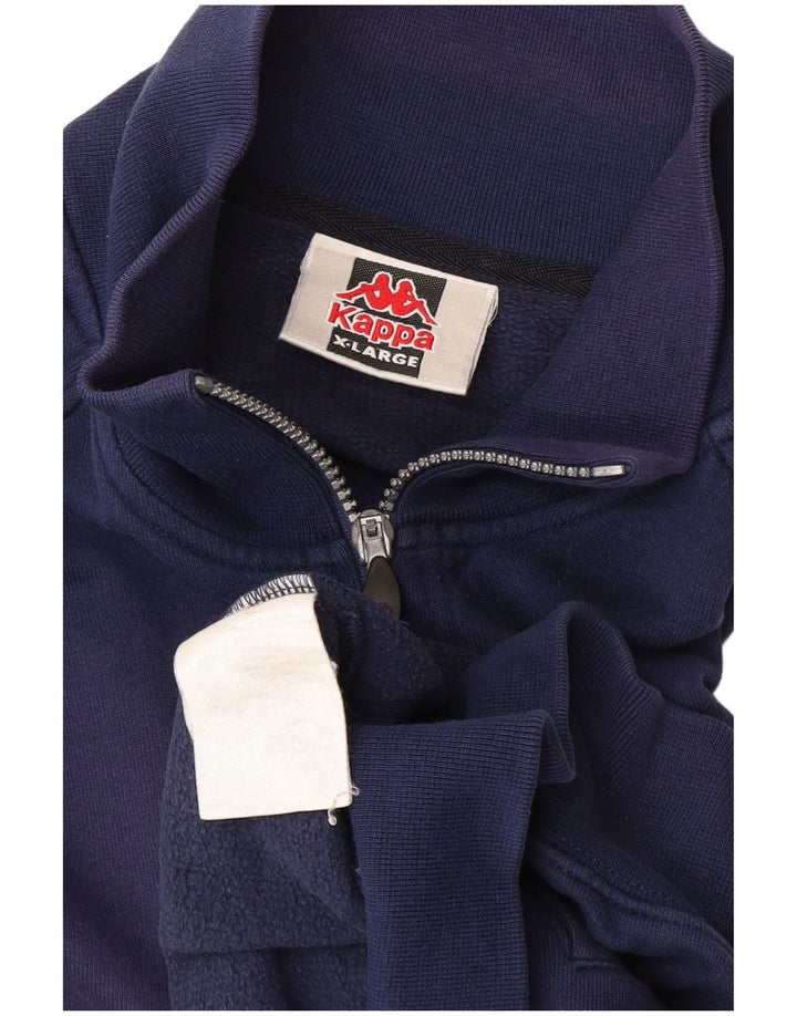 Kappa Homme Survêtement Top Veste XL Bleu Marine Coton