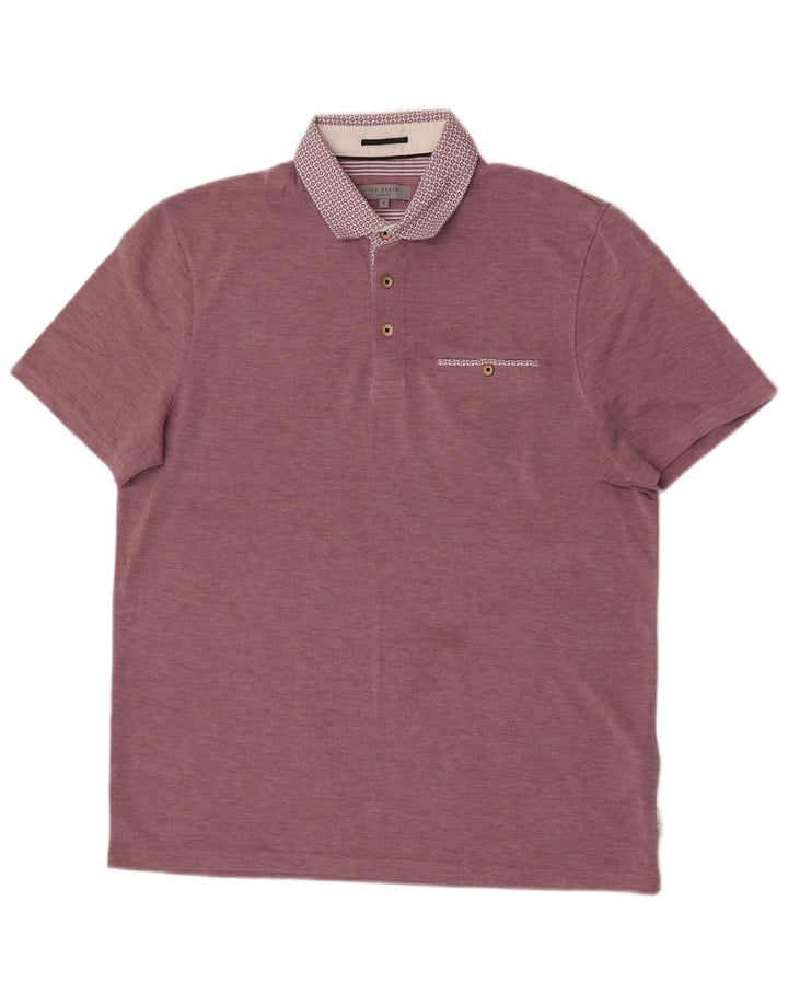 Ted Baker Polo Homme Taille 4 Grand Modal Rose