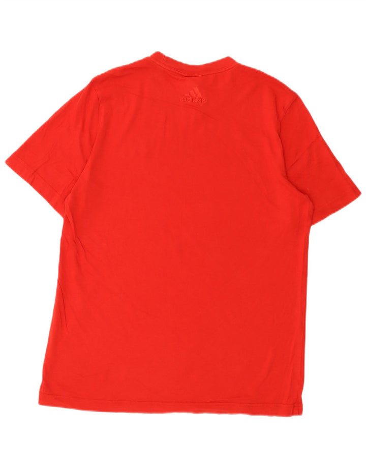 ADIDAS T-Shirt Graphique Homme Petit Rouge Coton