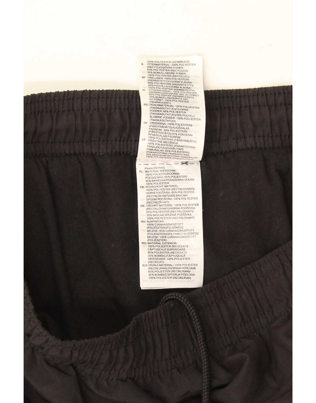 Adidas Pantalon de survêtement pour homme Pantalon de jogging Petit Noir Polyester