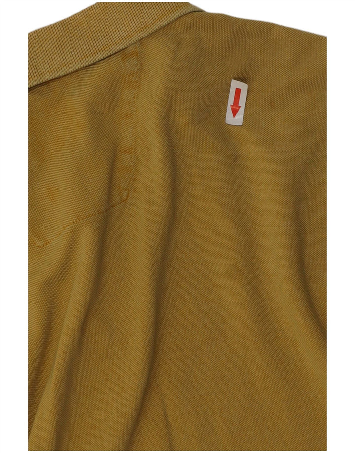 Camel Active Polo teint brut pour homme en coton jaune grand