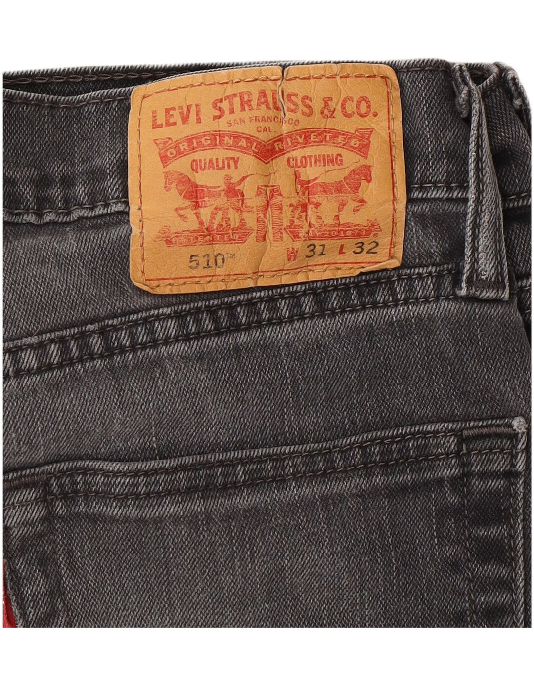 LEVI'S Jean Skinny 510 Homme W31 L32 Gris Coton