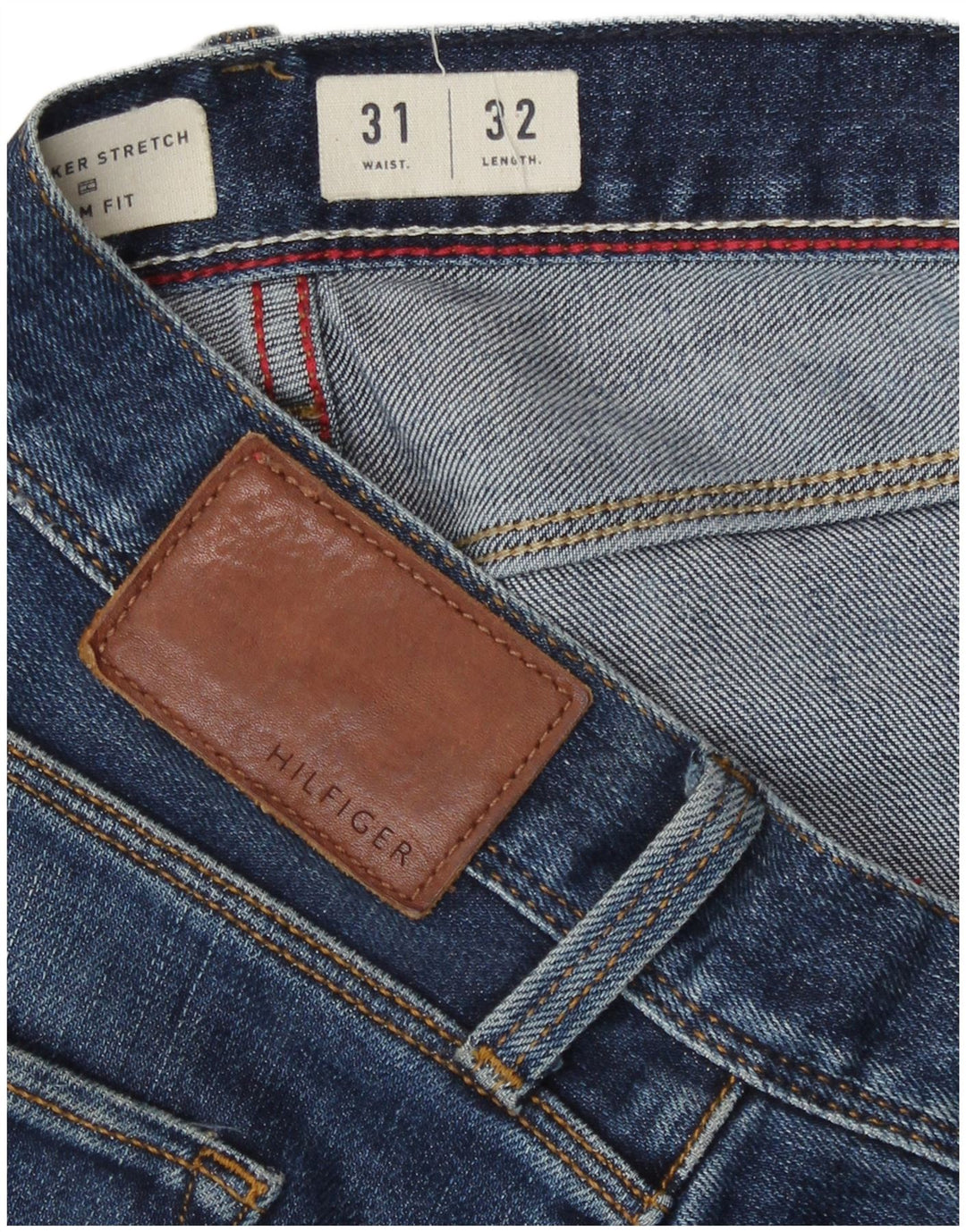 Tommy Hilfiger Jean Slim Bleecker Homme W31 L32 Bleu Coton