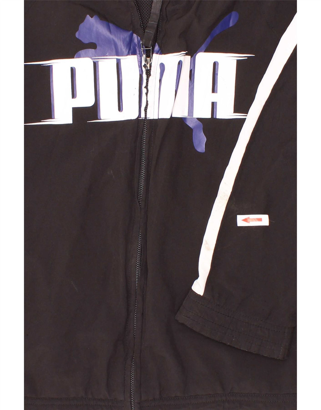 Puma Veste de Survêtement Graphique Garçon 9-10 Ans Noir Colorblock