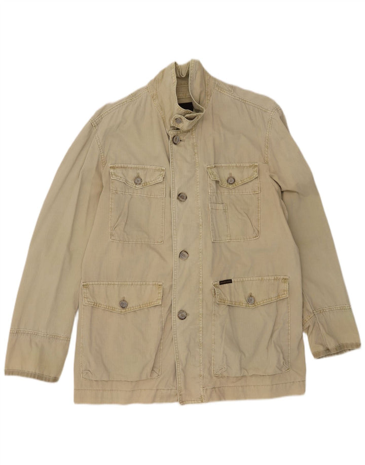 MARLBORO CLASSICS Veste utilitaire pour homme UK 42 XL Kaki Coton