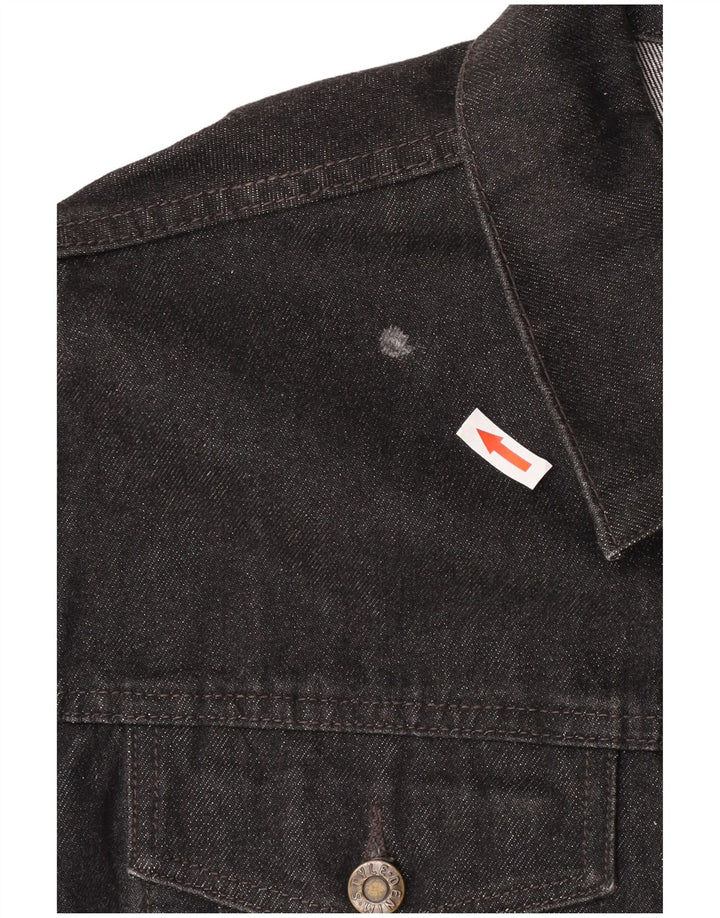 Denim Style Veste en jean pour homme UK 42 XL Coton noir
