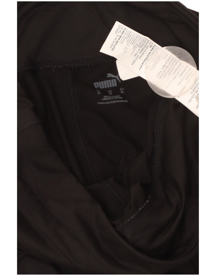 PUMA Pantalon de survêtement pour femme UK 18 XL Noir Polyester