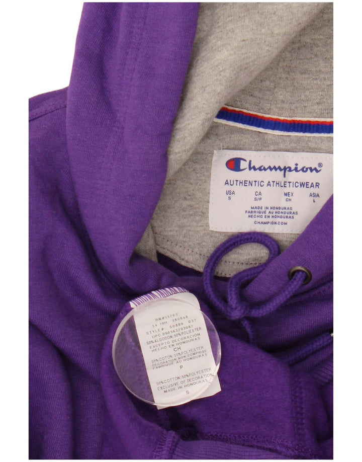Champion Pull à capuche pour homme Petit Violet Coton