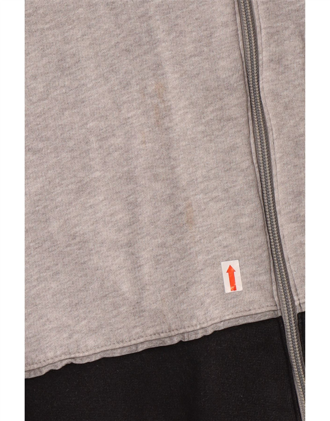 Nike Pull à capuche zippé graphique pour homme UK 39/41 Noir moyen Colourblock