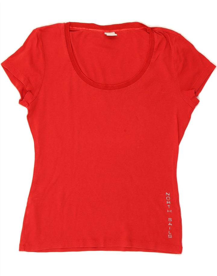 Womens T-Shirt Top UK 18 XL Vintage North Sails and Second-Hand North Sails from Messina Hembry 